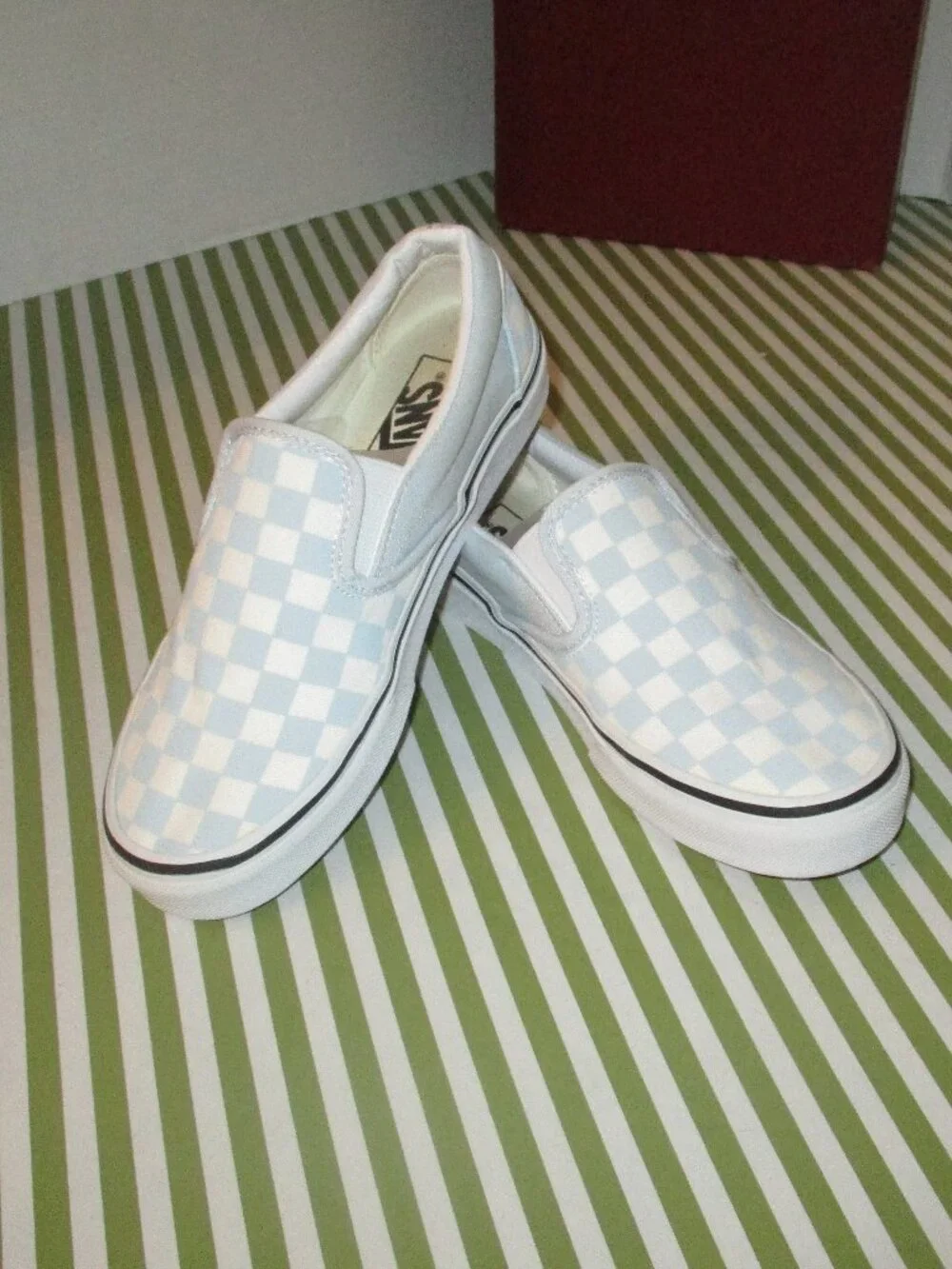 Vans Blue Checkerboard Sneakers